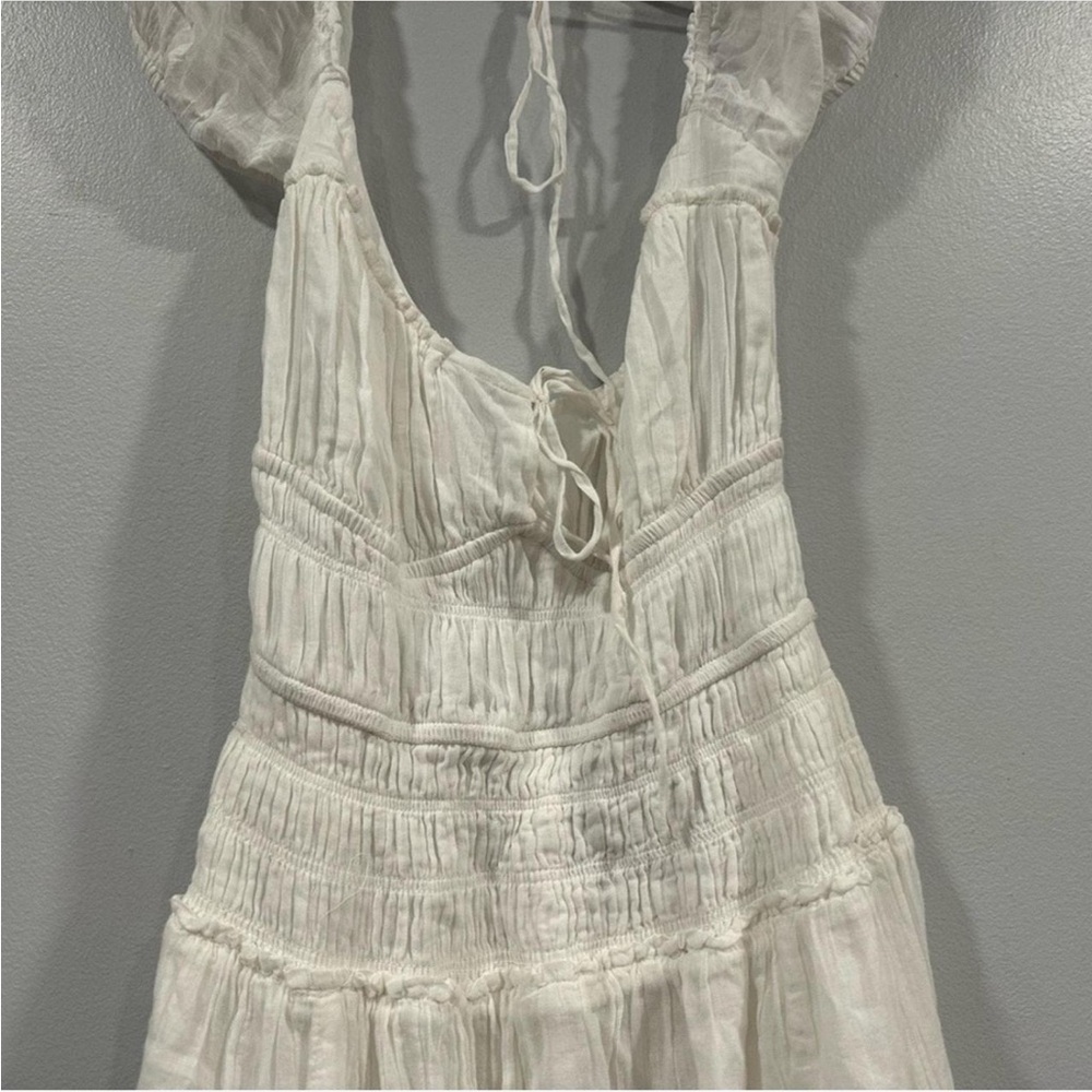 FREE PEOPLE WHITE MAXI BOHO DRESS